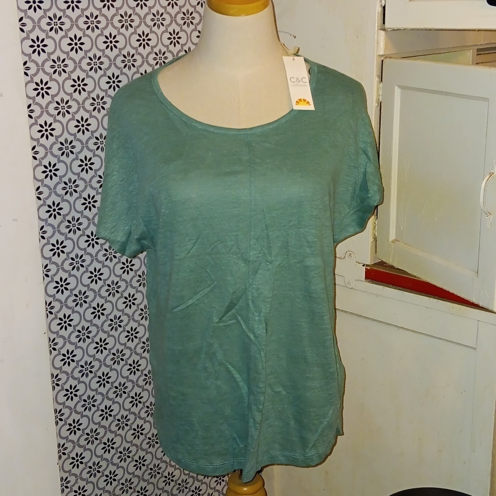 C&C California medium linen shirt nwt